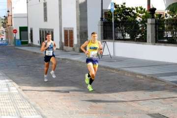 Nueva victoria de Rubén Palomeque en los 10 Km. Urbanos Ciudad de Telde (Foto Francisco Javier Santana y TA)